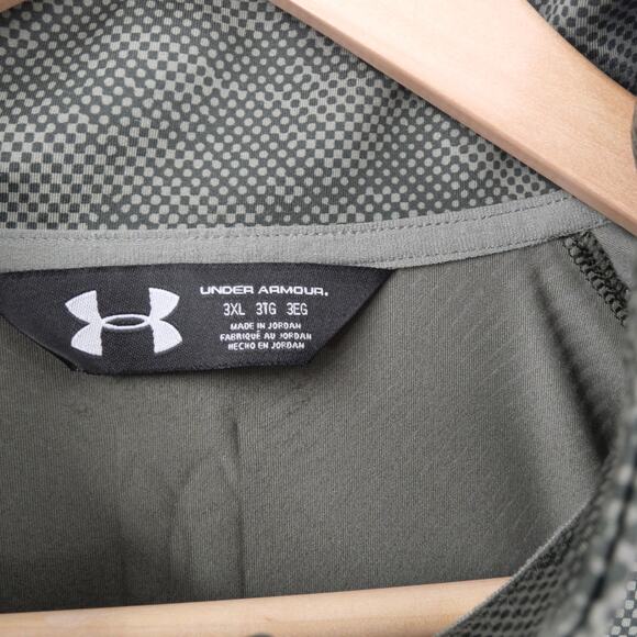 Under Armour 1/4 Zip Men's 3XL DriFit UA CoolSwitch Thermocline Camo - Picture 5 of 15
